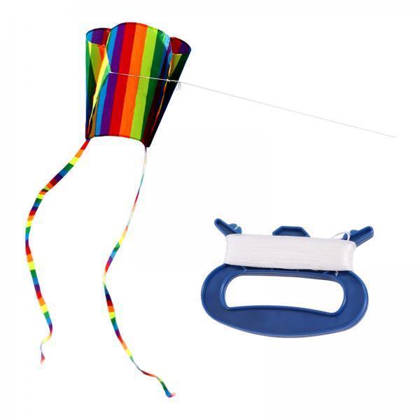 Grote Rainbow Diamond-vlieger  - Kite Easy Fly Kids recensie en prijs