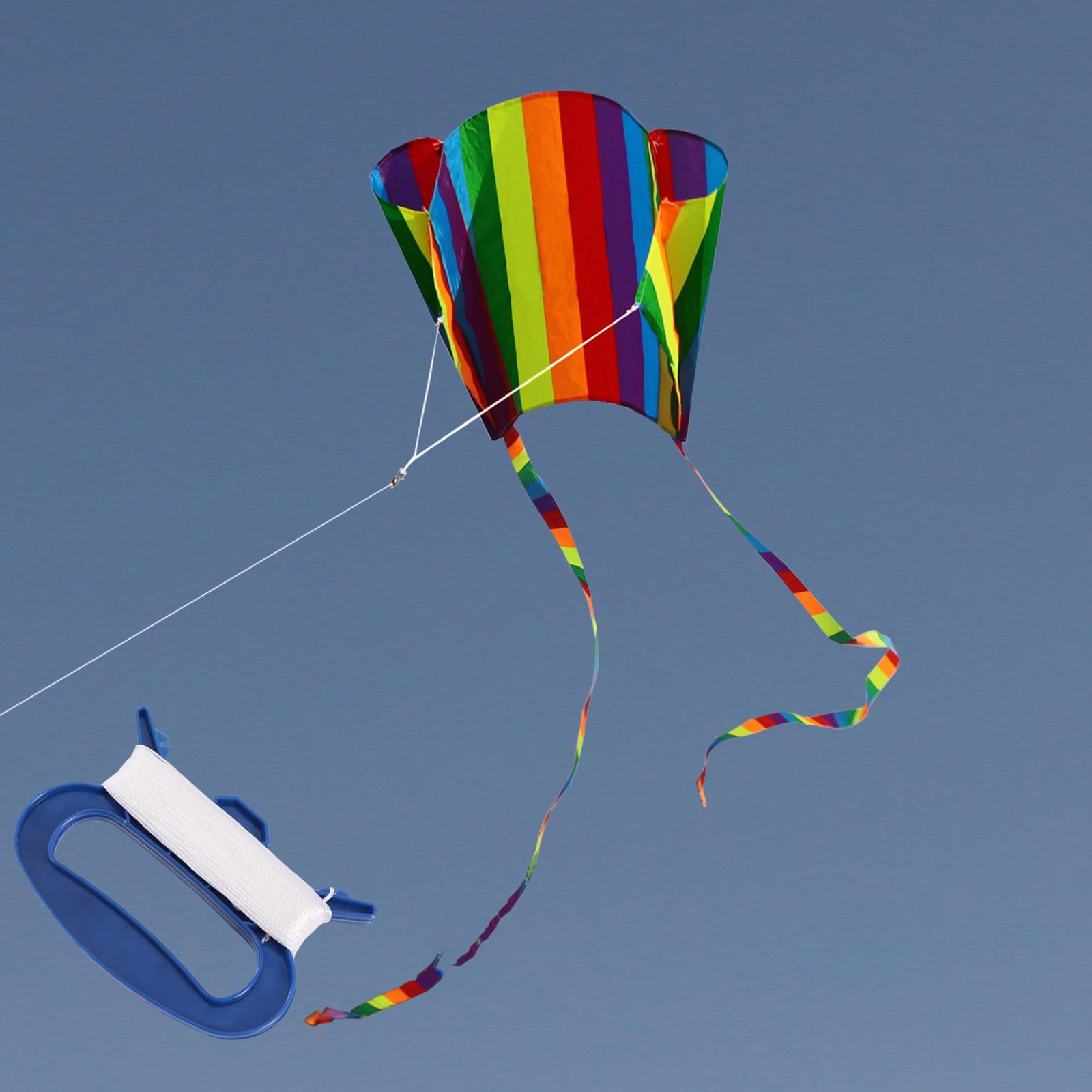 Grote Rainbow Diamond-vlieger  - Kite Easy Fly Kids recensie en prijs