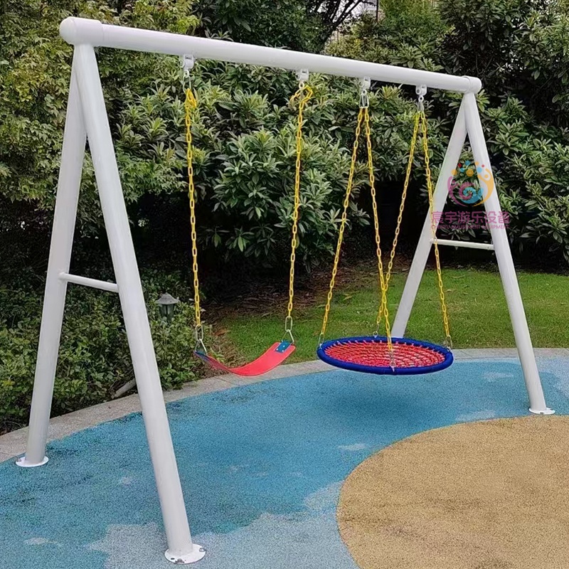 Robuuste metalen buitenspeelpl - Kids Outdoor Swing Set recensie en prijs
