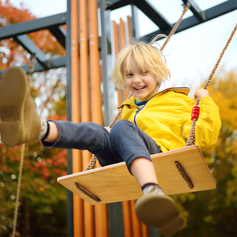 Houten boomschommelzitting bin - Kids Outdoor Swing Set recensie en prijs