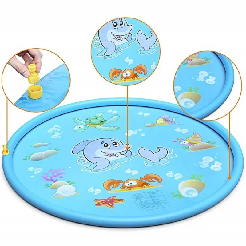 100/170 Cm Kids Opblaasbare Wa - Sprinkler Splash Pad recensie en prijs