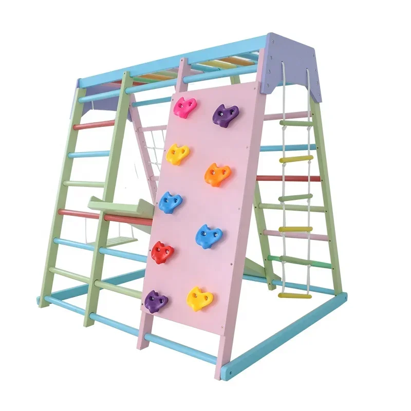 Klimrek voor kinderen van hout - Kids Outdoor Swing Set recensie en prijs