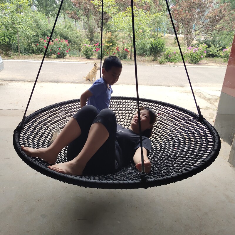 Grote ronde schijfschommel bui - Kids Outdoor Nest Swing recensie en prijs