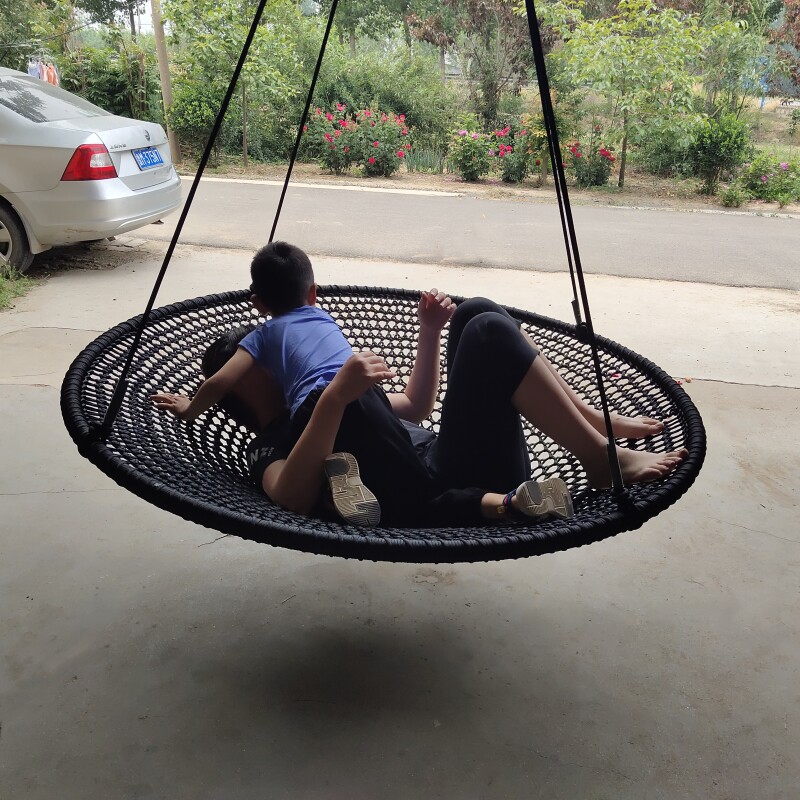Grote ronde schijfschommel bui - Kids Outdoor Nest Swing recensie en prijs